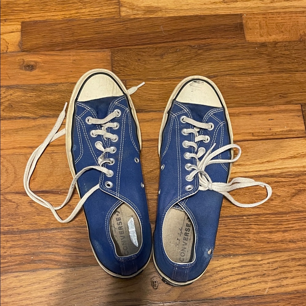 Converse ROYAL BLUE Canvas Sneakers with White Laces